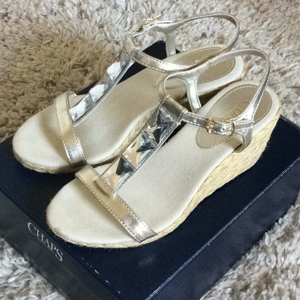 Chaps Gold Wedges